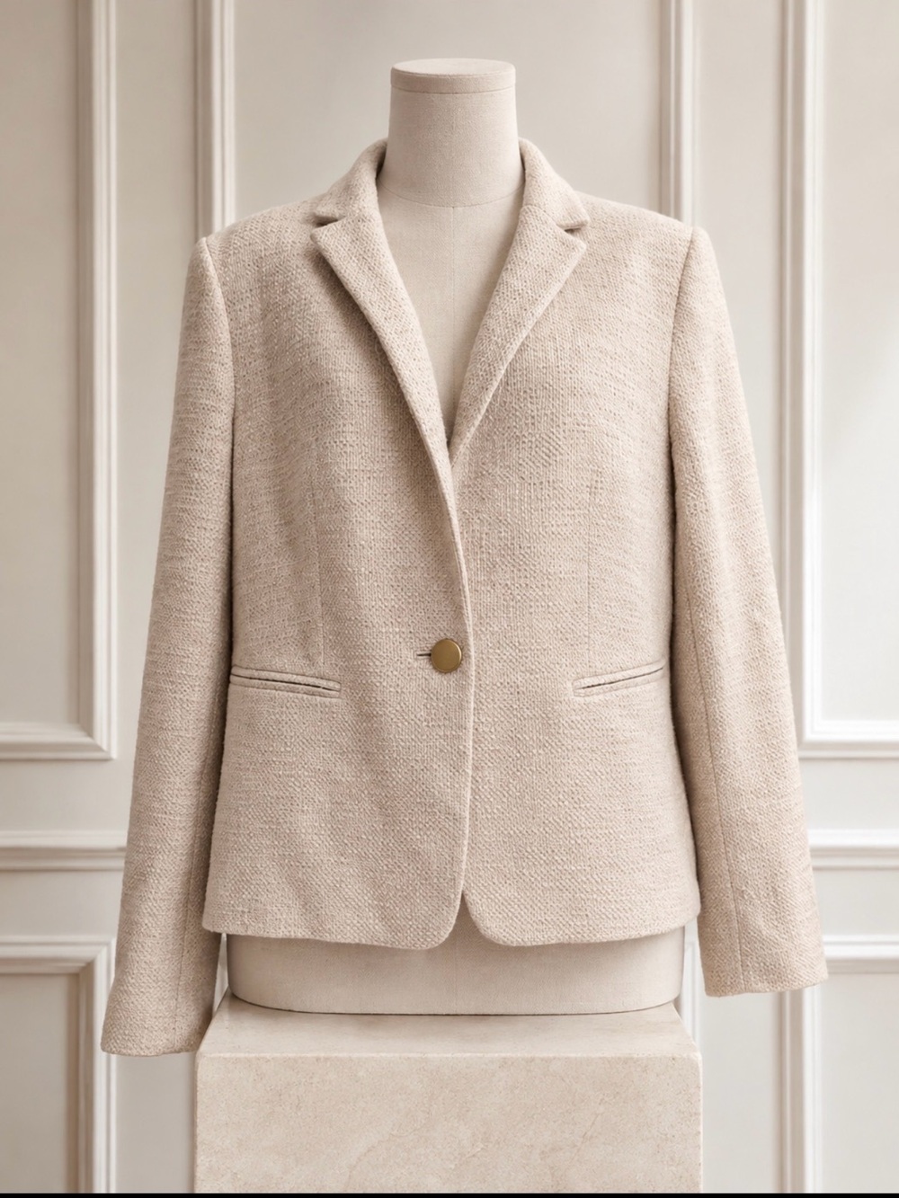 Ann Taylor size 10 creme jacket blazer